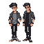 sweetshirt wearing young fighter men black jean, ıdle pose for the add game hand down look left