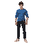 18 year old men blue seatshirt medium heigh and fit body black jean white shoe fighter men 