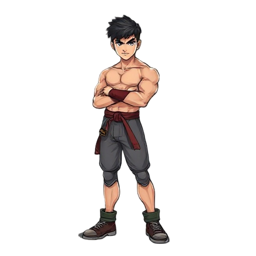 18 year old fighter guy fit body and medium heigh