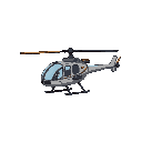 helicopter side view for scroller game