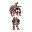 a guy with glasses and ponytail 