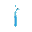 science laboratory test tube of blue liquid pouring