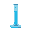 science laboratory test tube of blue liquid