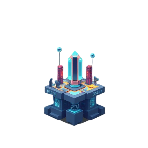 um fundo de cenario de plataforma tech network