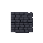 dark gray stone bricks pixle art side view tile 