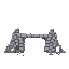 8bit rubble for a broken stone bridge