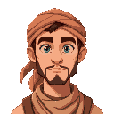 desert male with head scarf