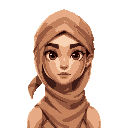 desert female with head scarf