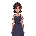 stardew valley beautiful woman in dress