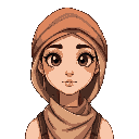 desert female with head scarf