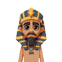 desert pharaoh half body