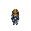 can you create a archer for a tower in pixel but with a bow that is already ready to be shot from the profile side 