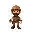 create a lumberjack character similar to stardew valley top-down perspective