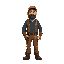 create a lumberjack character similar to stardew valley