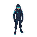 cyberfunk man
