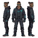 cyberfunk man