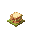 minecraft vanilla-styled sandwich high-detailed. isometric view