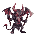butcher demon, with axe
