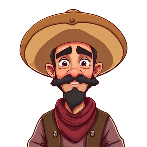 argentine gaucho male face full body