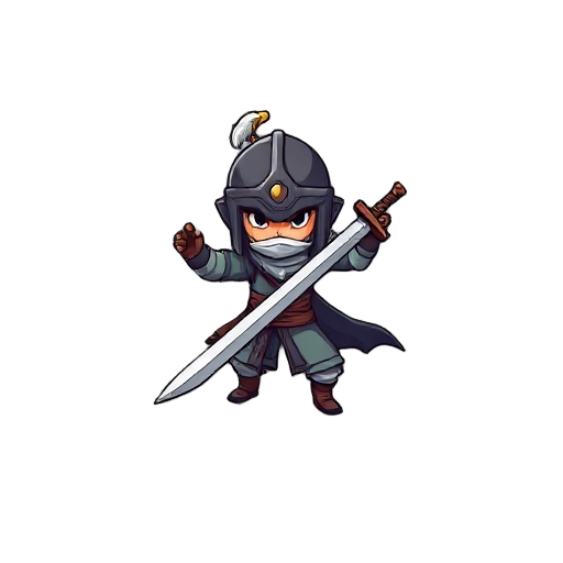 sword warrior rpg 2d retro type 