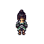 pixel samurai girl from fantasy world elden ring fused with genshin impact pixel