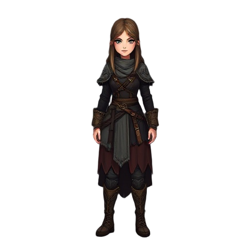 dark fantasy ukrainian woman warior,slavic-ukrainian clothes