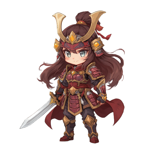 pixel samurai girl from fantasy world elden ring fused with genshin impact pixel