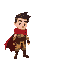 guy with red mantle, and yellow bufanda