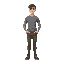 a default human body, man