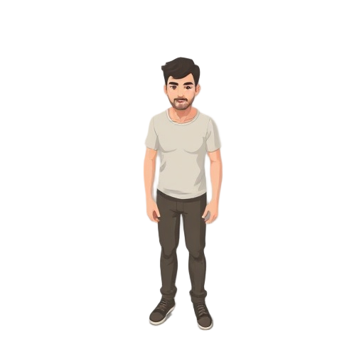 a default human body, man