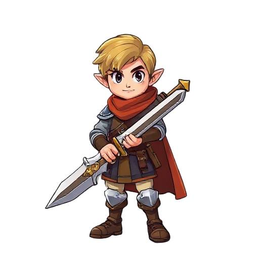 hero with large sword