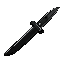 a basic black knife