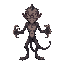 tarantul-man with 4 hands and sharp teeths