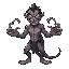 tarantul-man with 4 hands and sharp teeths