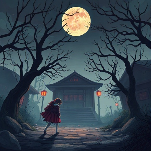 create a japanese horror scenario