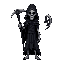 grim reaper character from a grim reaper mmorpg
