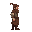 medieval peasant facing right