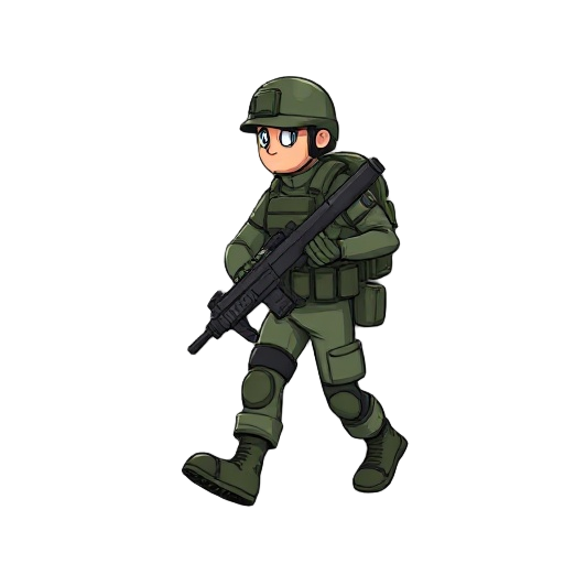 walking soldier