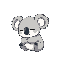 komala (regional, normal/psychic) - dream koala pokémon is constantly sleeping, and has psychic powers formed around it