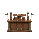 bar counter from medival times