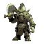 make orc with one eye who wields big axe