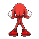 knuckles facing behind in fighting stance
