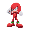knuckles facing sideways in fighting stance
