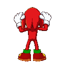 knuckles facing behind in fighting stance