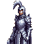 female medeval using armor for prepare the war
