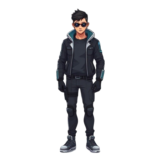 cyberpunk man 