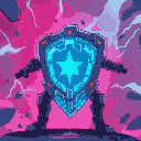 cyber energy shield, ghost in the shell style