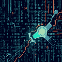 binary code being cut and reconnected with surgical precision