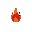 red flame