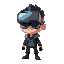cyberpunk guy with vr goggles